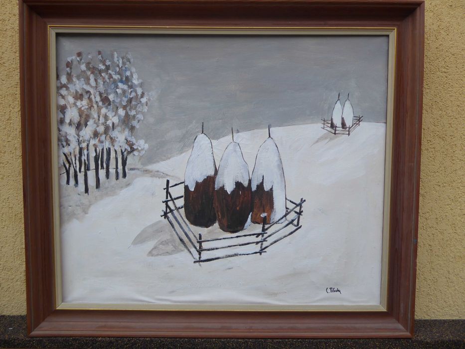 Tablou vechi romanesc