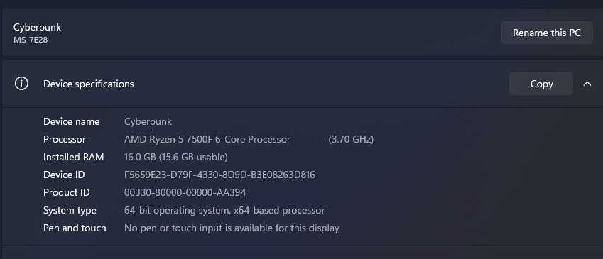 Gaming PC [RTX 4060Ti, Ryzen 5 7500F, 16GBRAM]