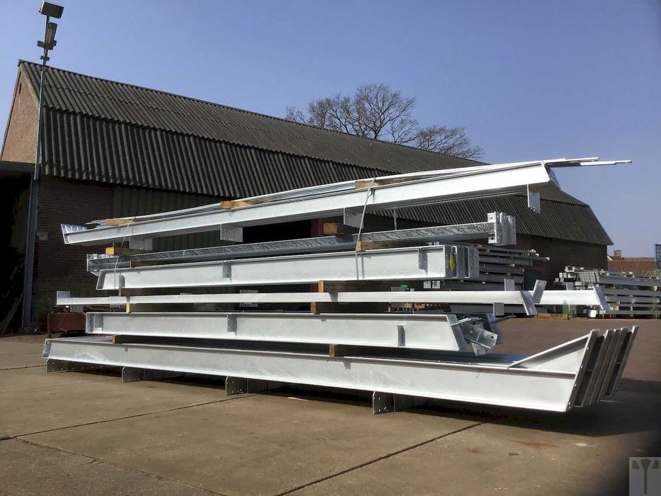 Structura metalica noua 11.60*25 m otel galvanizat
