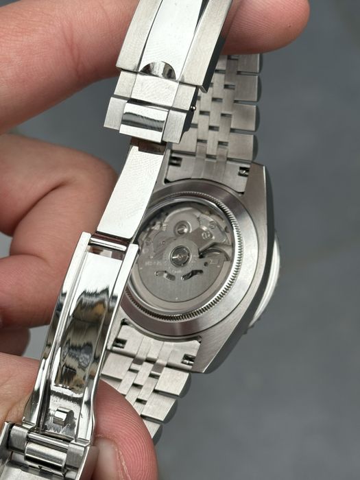 Ceas Seiko Datejust "Who cares, I'm already late" Mod NH35 39mm Open Back