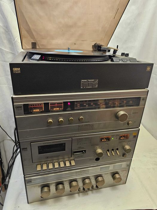 Linie Audio Vintage GPM System PT 240 GTI (Pikup drirect drive, Tuner, Cassette Deck, Amplificator)