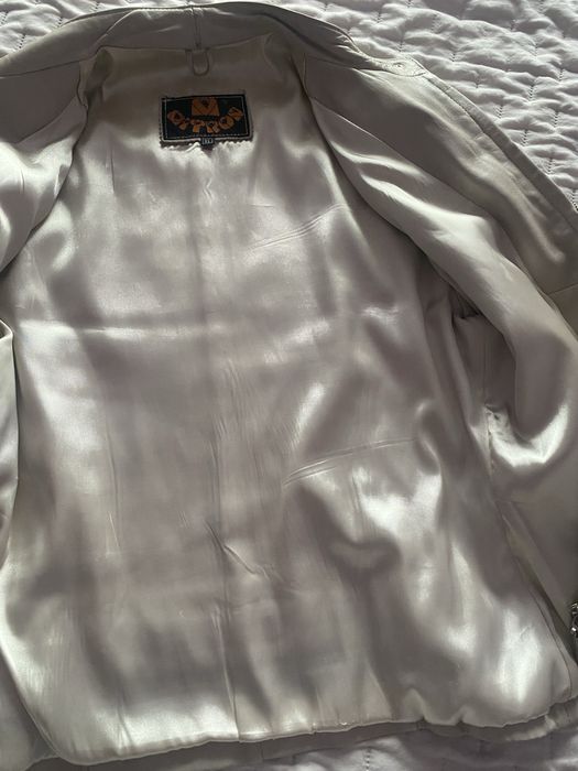 Естествена кожа дамско яке