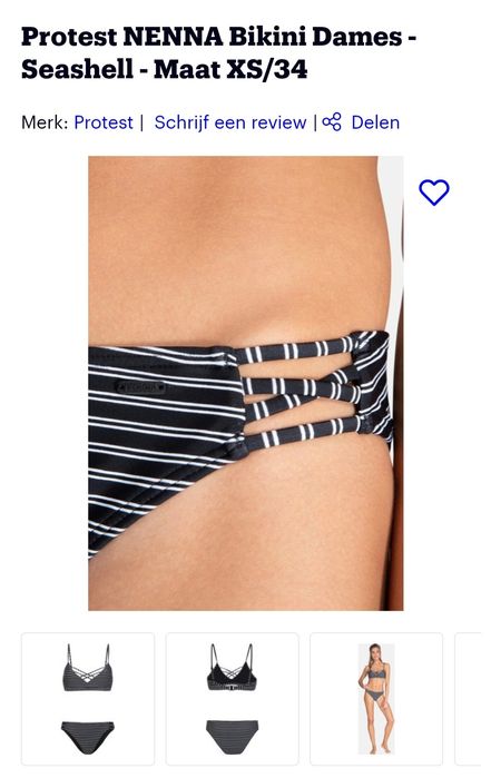 Costum baie 2 pcs Protest 34/XS