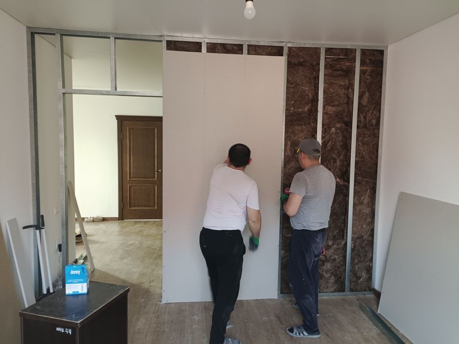 Гипсокартонные работы г Алматы