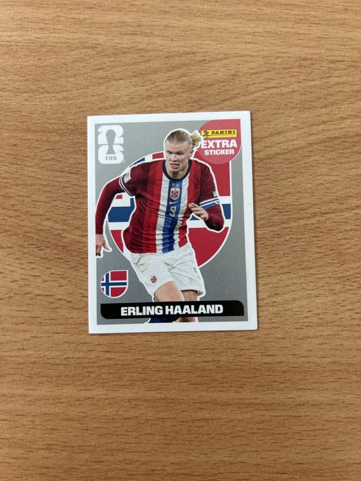 Extra sticker silver Haaland