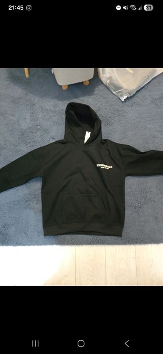 Hanorac essentials negru marimea M