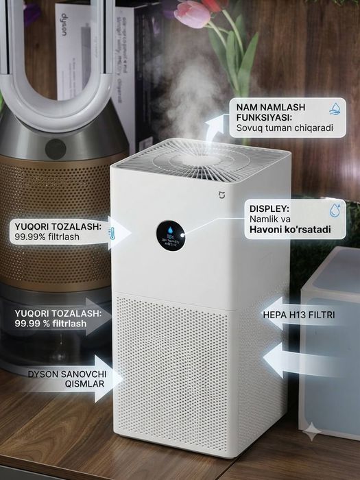 Умный очиститель воздуха Xiaomi + Доставкай