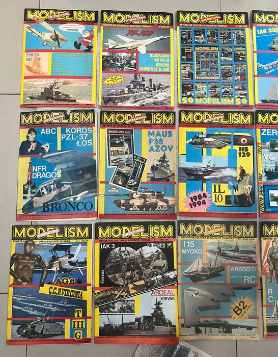 Lot 48 reviste Modelism anii 80 90 colectie
