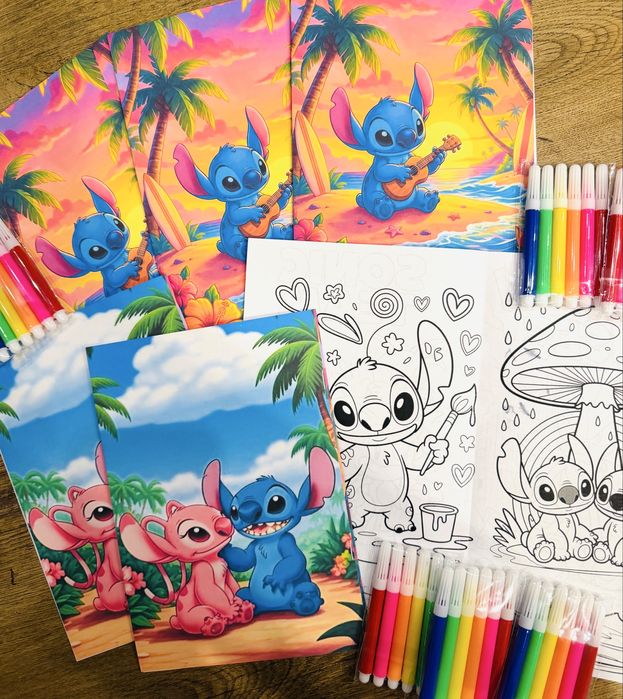 Персонализирани книжки за оцветяване на тема Стич  / Stitch