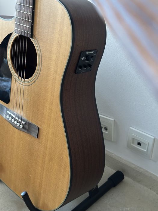 Електро-акустична китара за лява ръка Fender CD-100CE с калъф и стойка