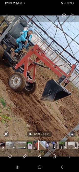 Мини погрузчик трактор