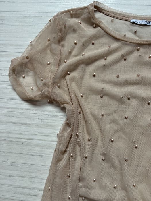 Нова тюлена блузка Зара М размер