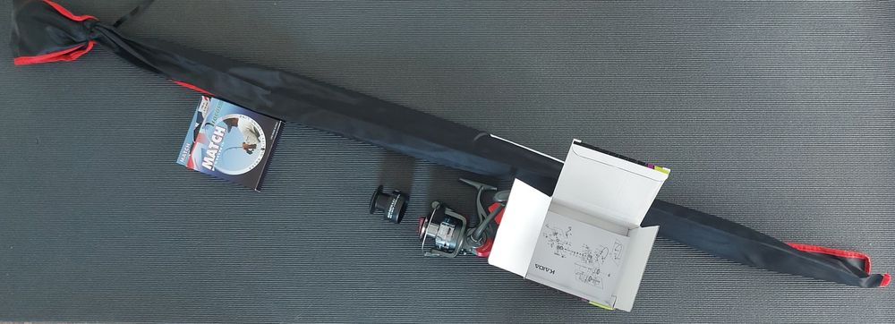 Качествена нова 4м или 6м болонеза с макара и влакно риболов такъм