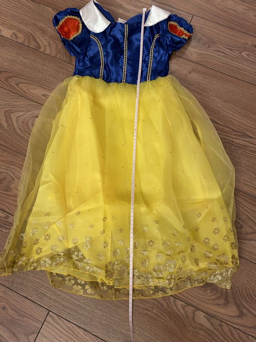 Rochie costum Halloween Alba ca zapada 5 - 6 ani