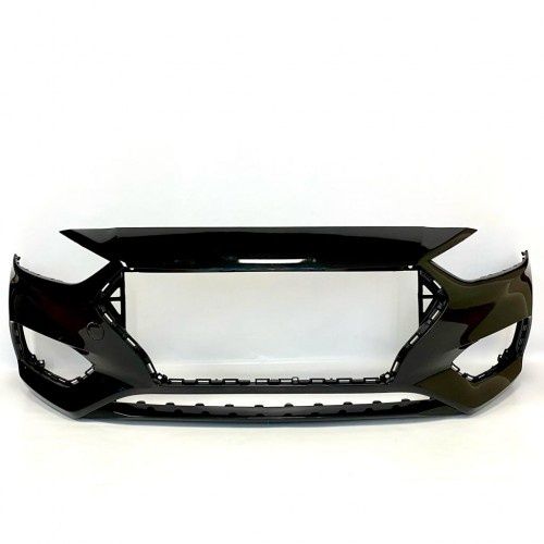 Hyundai accent Solaris 2017-20 передний бампер Хюндаи акцент