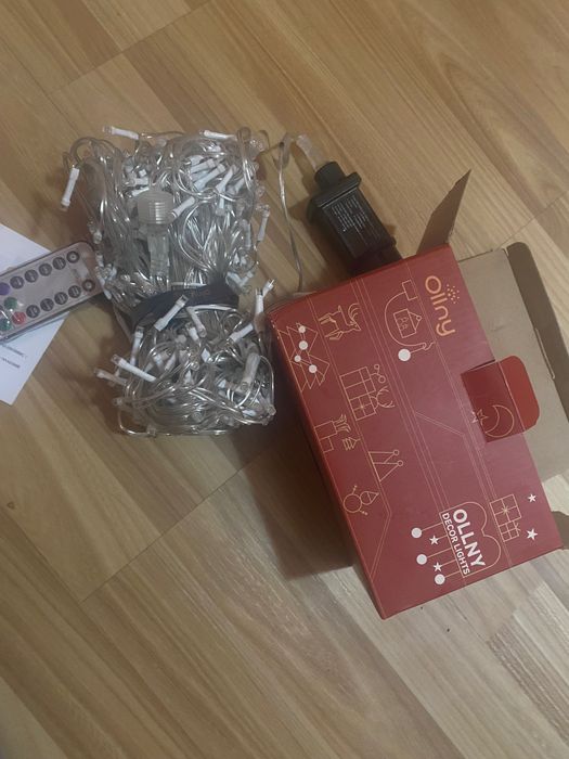Коледни LED лампички – 400 LED с дистанционно
