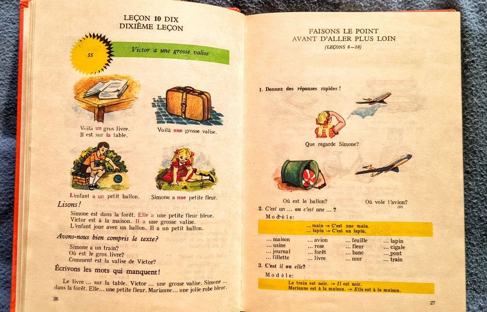 Le Francais par des Images (carte+ 3 casete audio Electrecord)