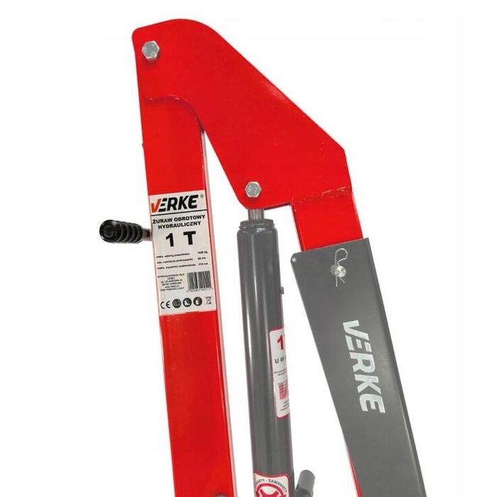 Macara hidraulica rotativa, capacitate 1 tone, prindere in podea,