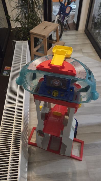 Set de joaca turn cu pista, Paw Patrol, Super Loop Tower HQ, 6069672