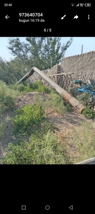 Сув насос сотилади.