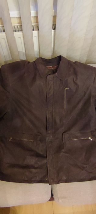 Haina piele vitel, masura mare - masura 3XL sau 4XL - Vand/Schimb