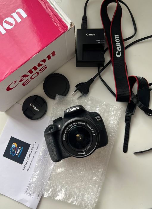 Продам фотоаппарат Canon EOS 1200D + 18–55mm IS II