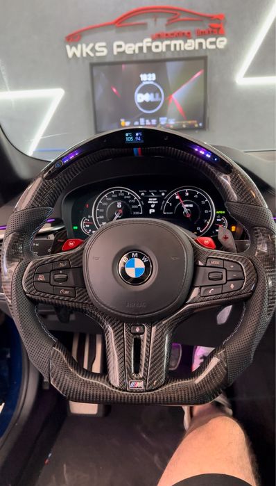 Volan BMW M Carbon Seria G - Incalzire - Vibratii - Traffic Jam Assist