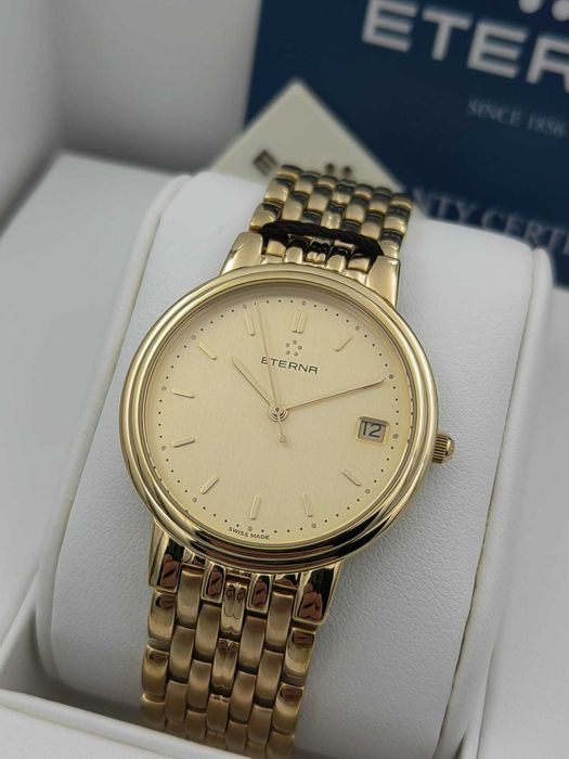 Ceas Eterna Rialto Classic 34 mm – Swiss Made – Nou – Full Set