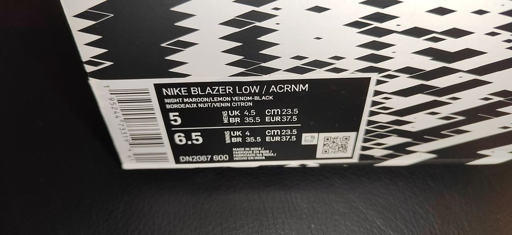 Nike Blazer Low, номер 37,5