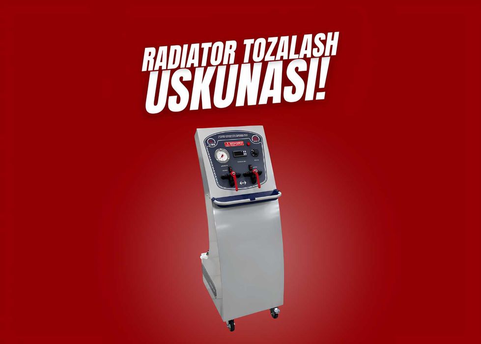 Установка для промывки радиатора печки | Radiator tozalash qurilmasi