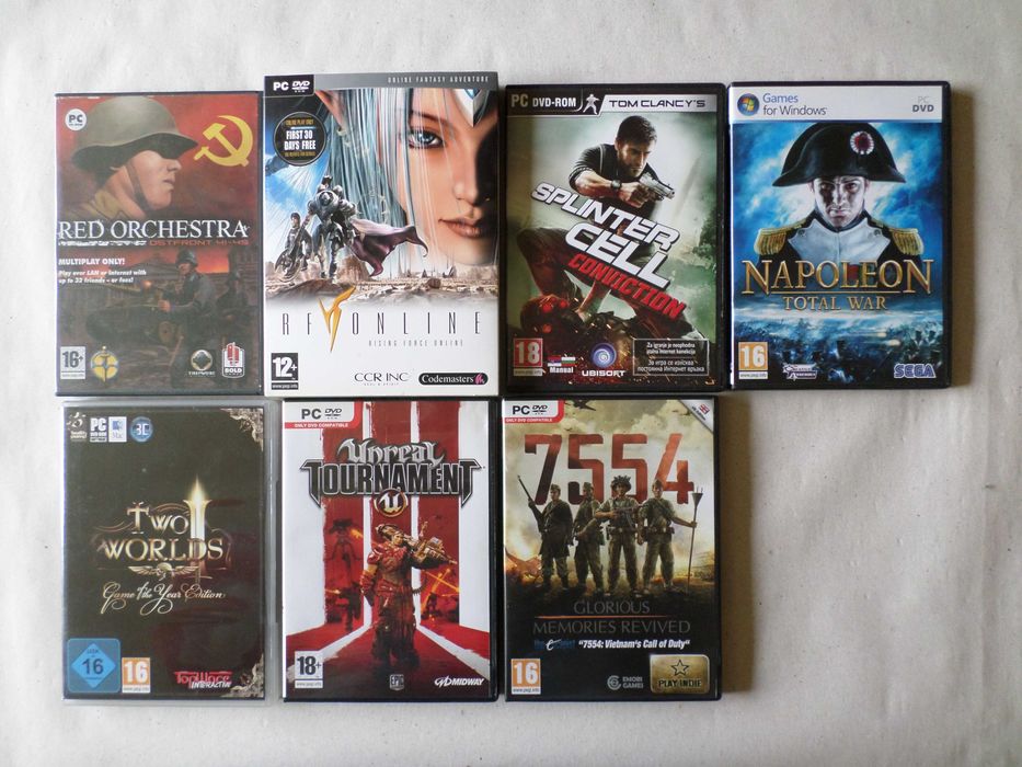 PC games (Игри за компютър) - х6 лева (3 €)