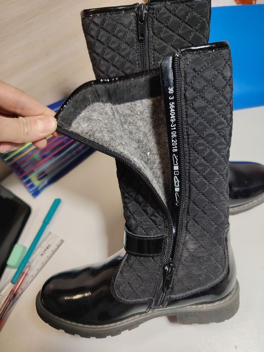 Сапожки на девочку демисезонные, р/р 30