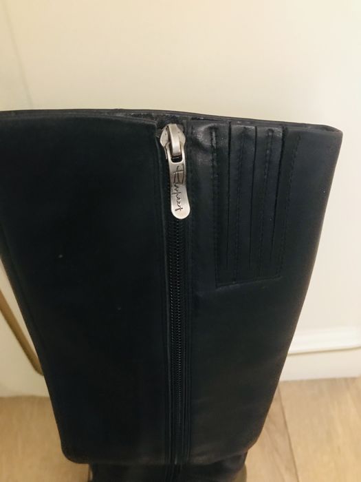 Сапоги кожаные осенние Respect