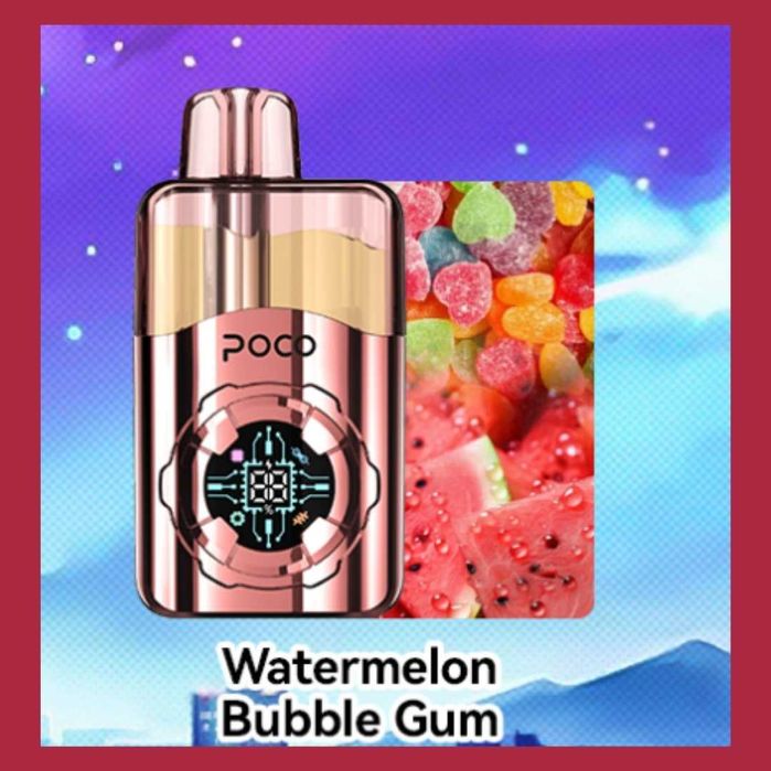 Vape POCO SC30000, recunoscute pentru finisajul lucios, gradientul de culoare și capacitatea mare.