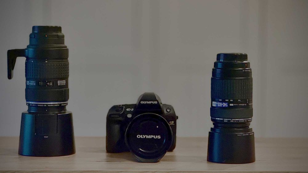 OLYMPUS E 3 и обективи