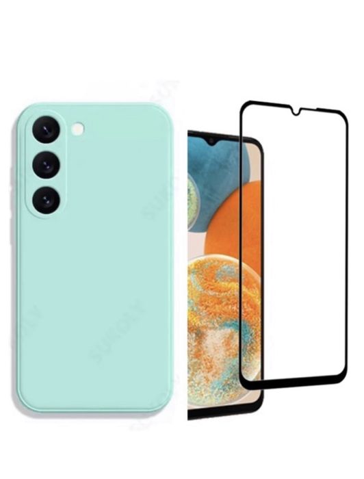 Samsung A14/A16/A34/A54/A55/A56/A57 Husa Tpu X LEVEL Soft+Folie Sticla 21D
