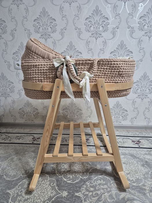 Детская люлька (колыбель) ручной работы — почти новая!