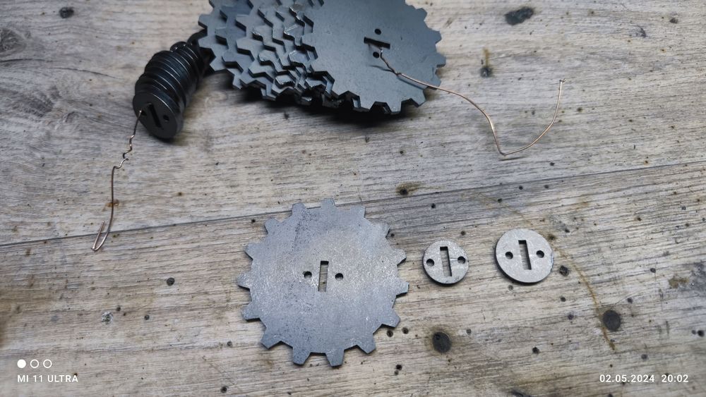 Набор шестерёнок для мангала