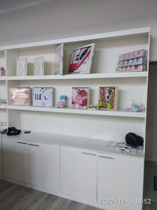 Шкаф из МДФ белого цвета