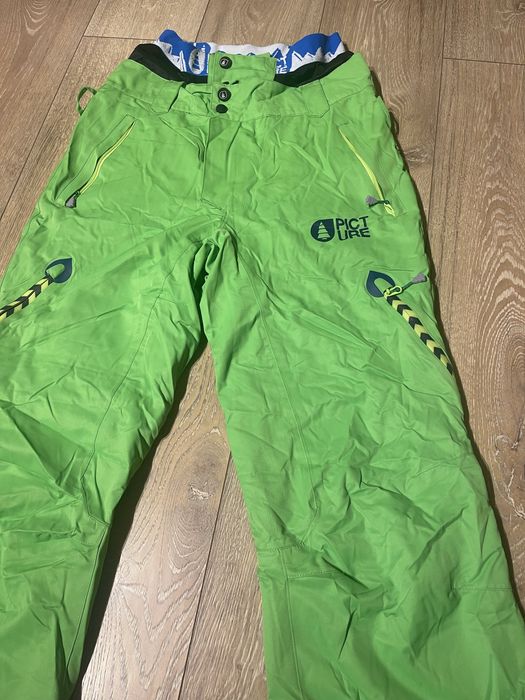 Pantaloni schi/snowboard Picture 10k, culoare verde lime -S