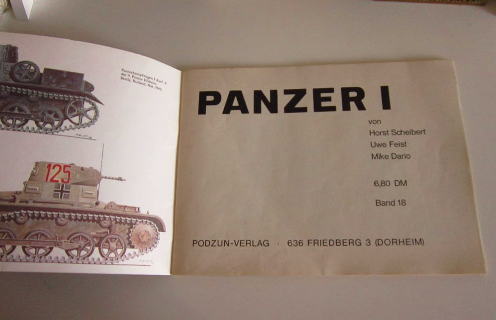 revista  Panzer 1 Waffen Arsenal,Germany 1976 1st edition