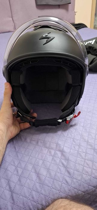 Cască moto Open Face HJC - i40 (L & XL) & Scorpion EXO- CITY SOLID II (XL)