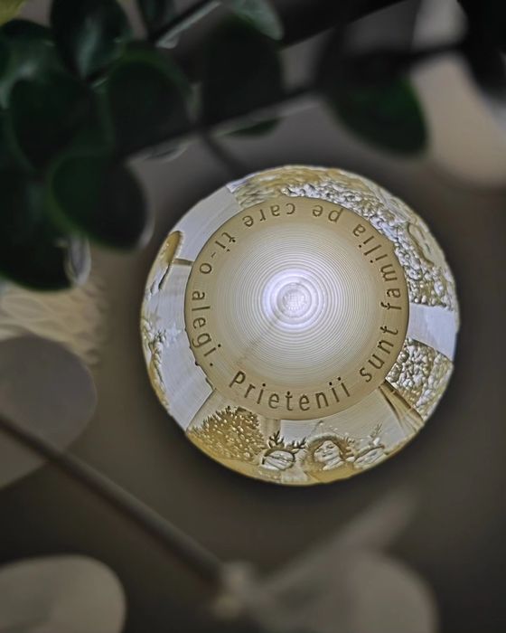 Lampă 3D personalizată - cadou personalizat