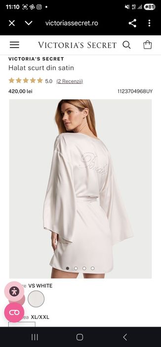 Halat mireasa Victoria’s Secret xl