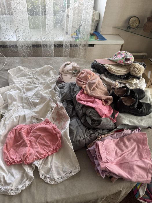 Пакет вещей на девочку 4-7 лет