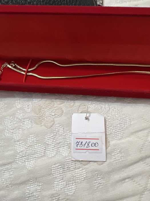 Золотое колье “Клевер”