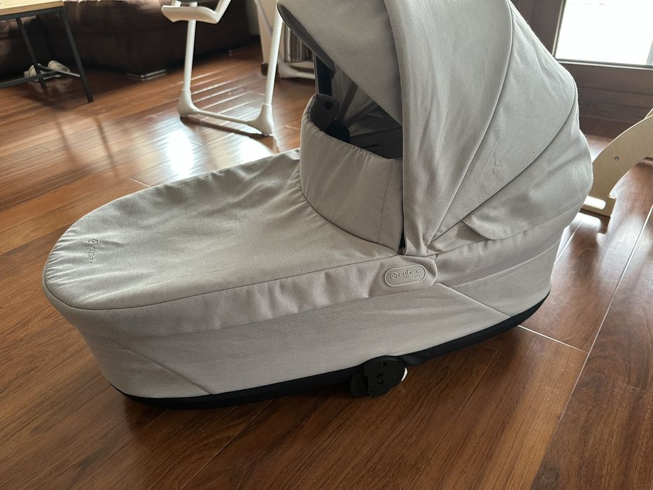 Кош за новородено Cybex Cot S Lux Lava Grey за количка Balios S Lux