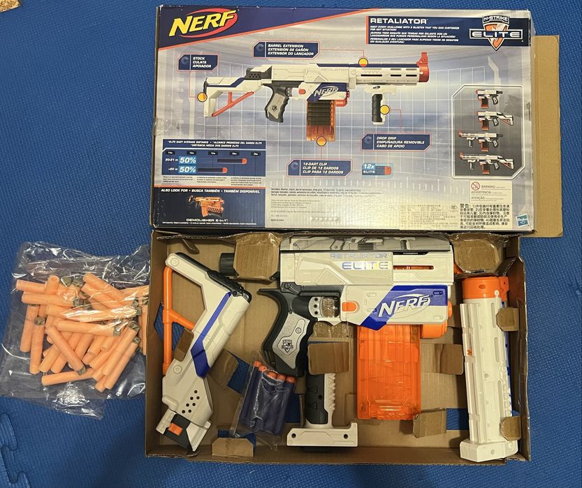 Nerf relataliator  21m + дополнительные патроны
