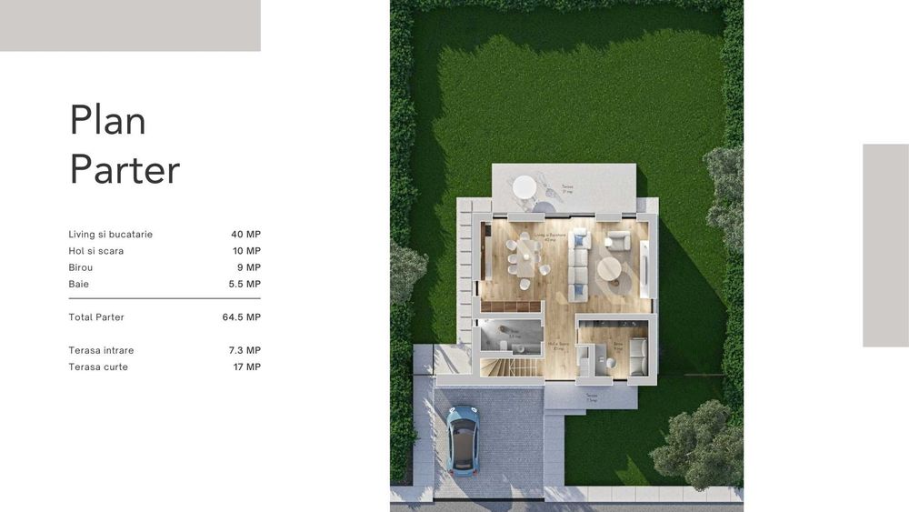 Dezvoltator - Vile P+1, cartier privat, Str. Independentei Buftea