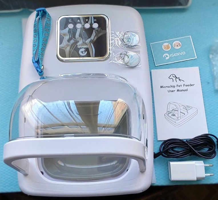 Автоматична хранилка за домашни любимци ISENVO Microchip RFID & IR